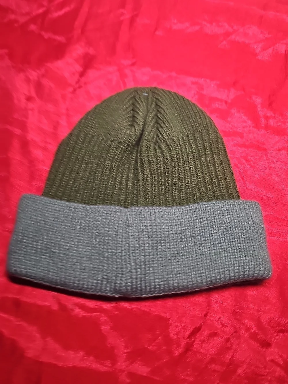 Supernatural Olive Green Knit Cuffed Beanie